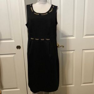 Dress Woman’s size 17 Gorgeous Black MIDI Like New